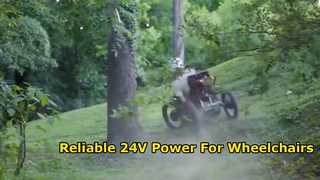 24V 12Ah リチウム電池パック |電動車椅子、医療機器用240Whバッテリー